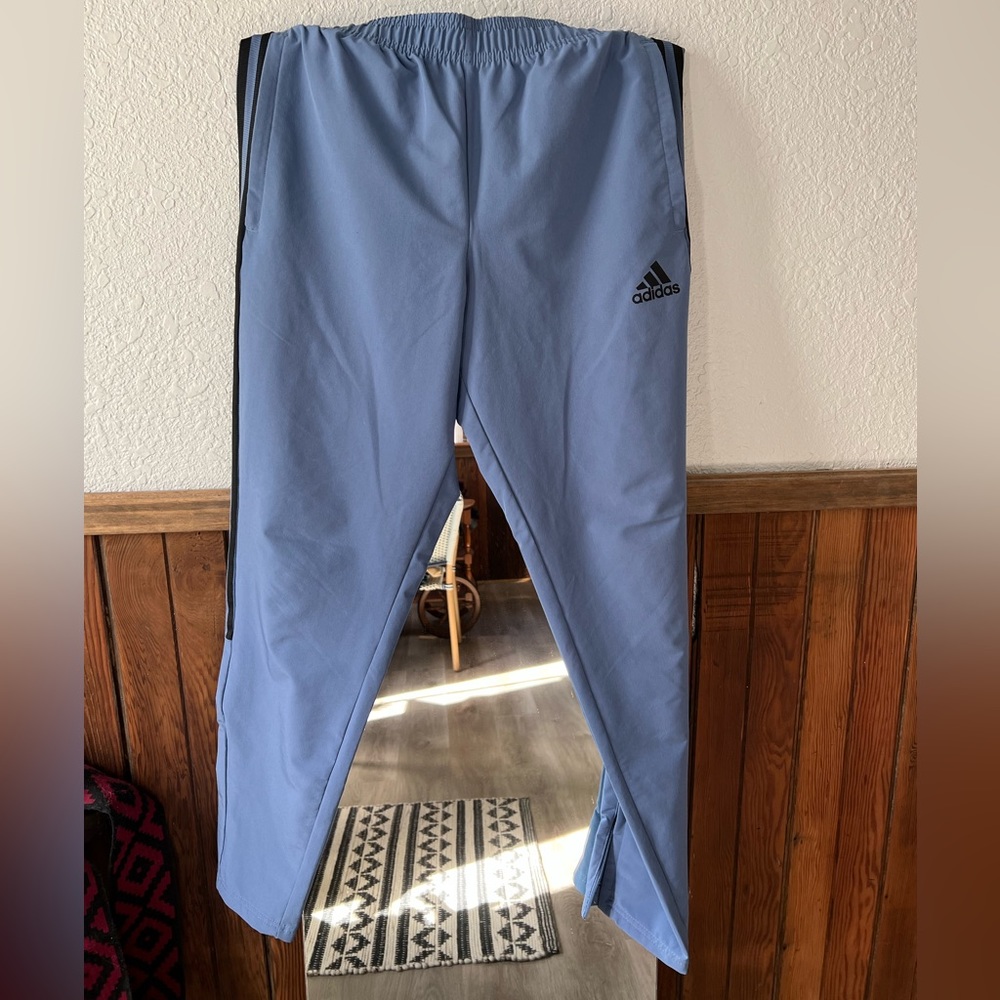 Blue adidas sport sweats